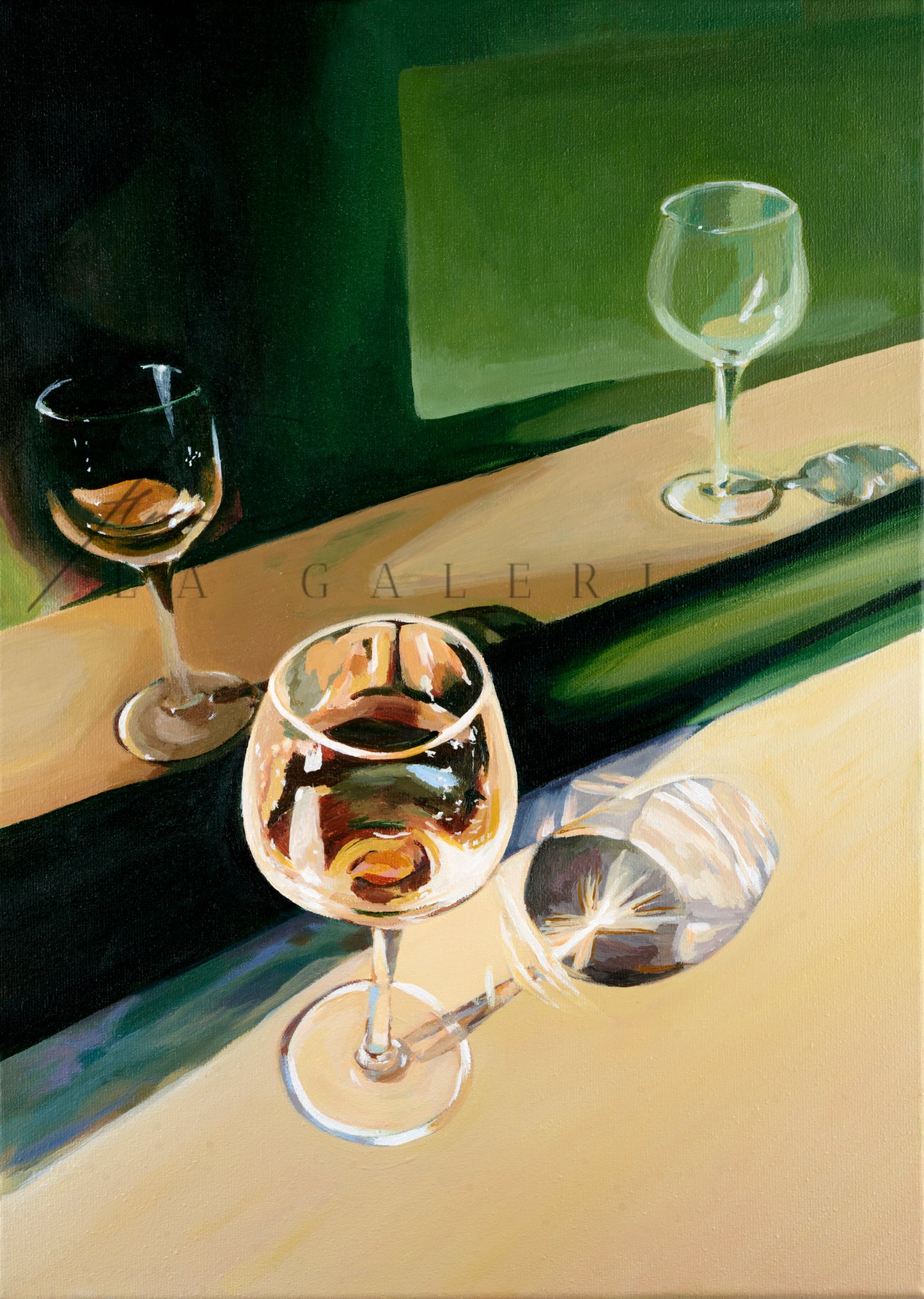 Rosé in Venice - Original Artwork