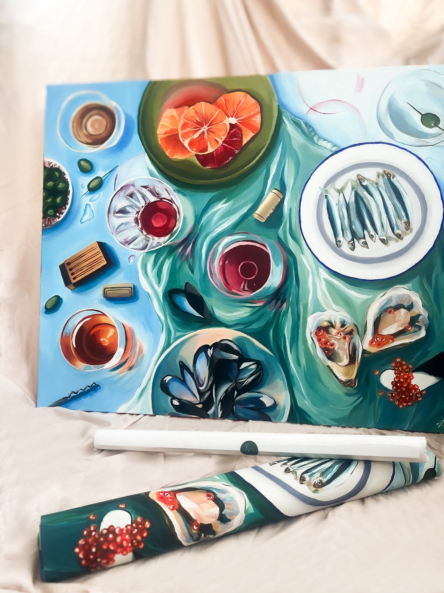 Tablescape Art Print