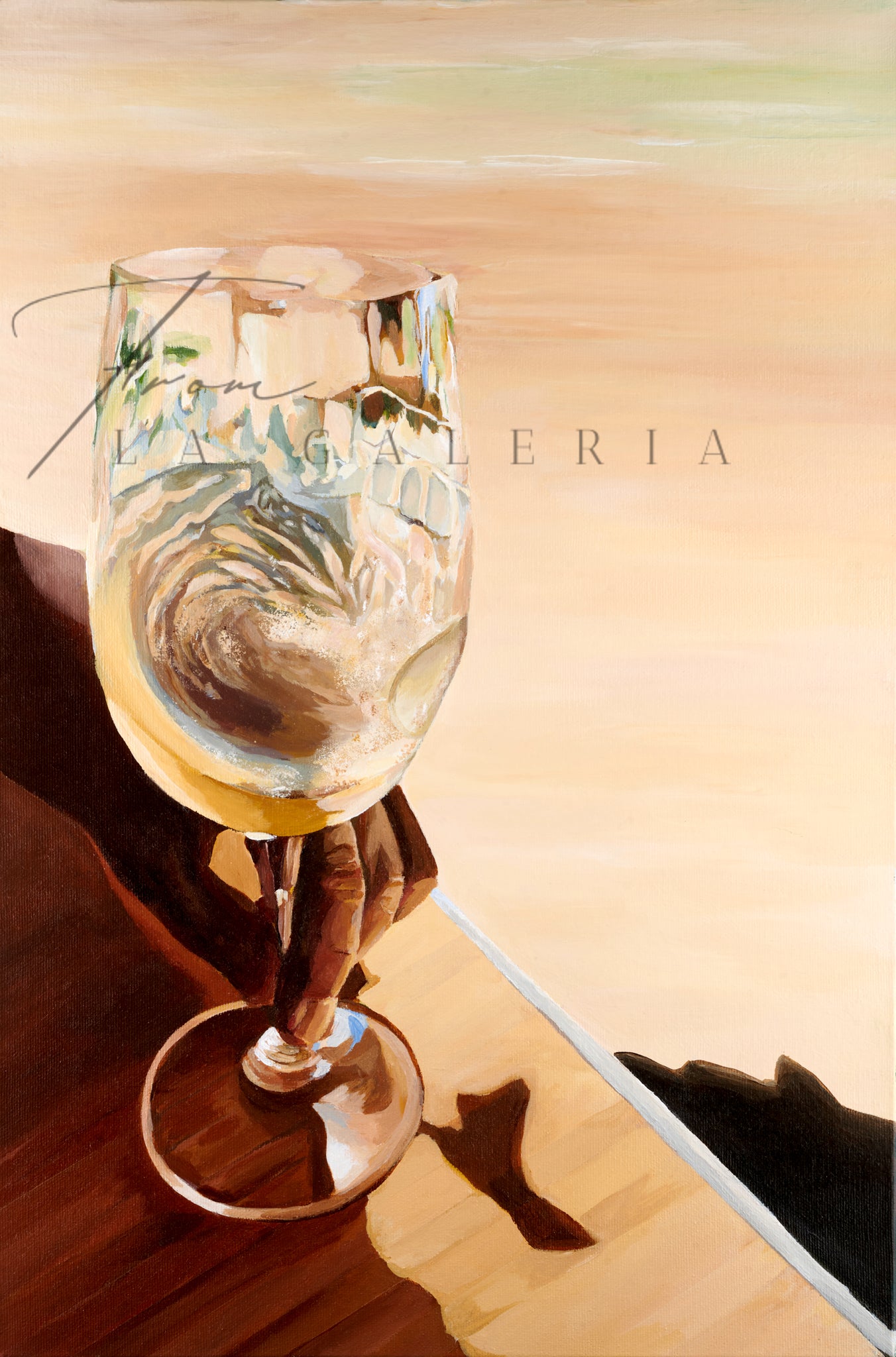 Menorca Wine - Original Art Work